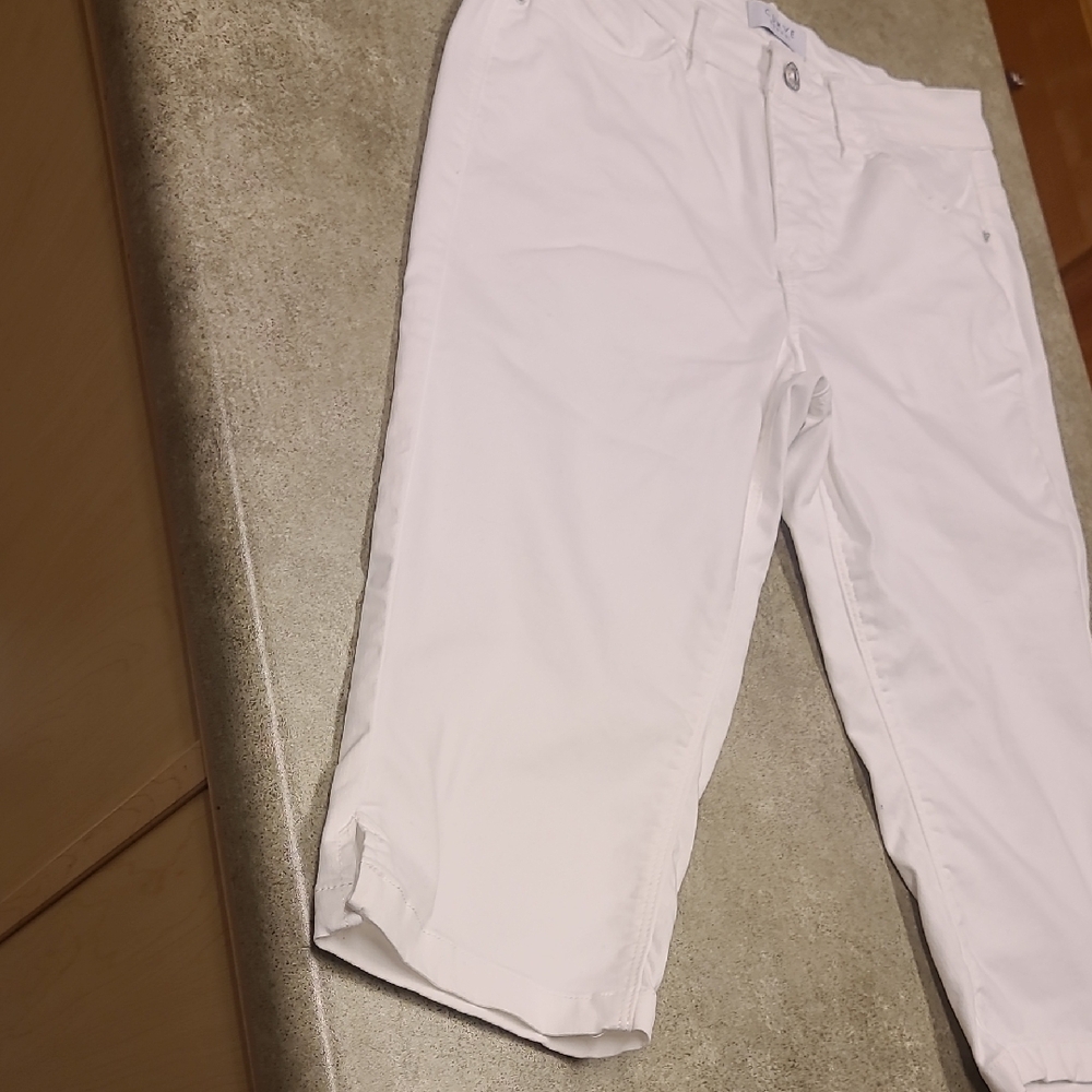 Women's White Jean Shorts